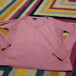 Women's American Eagle Mediim Pink Lightweight Sweater Scoop Neck